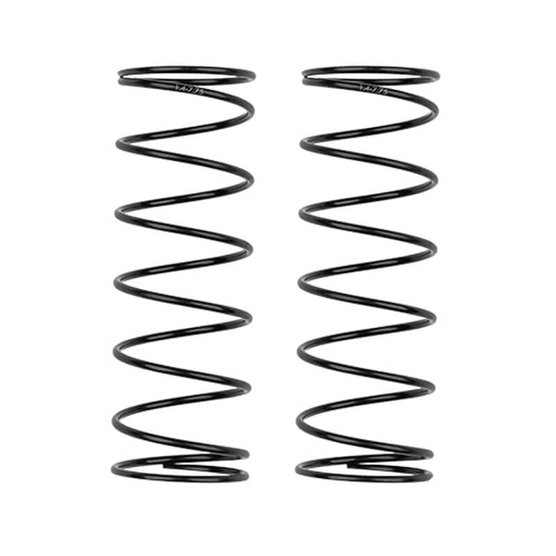 ASSOCIATED 16MM SHOCK SPRINGS GREEN 3.70LB/IN L66 7.75T 1.4D