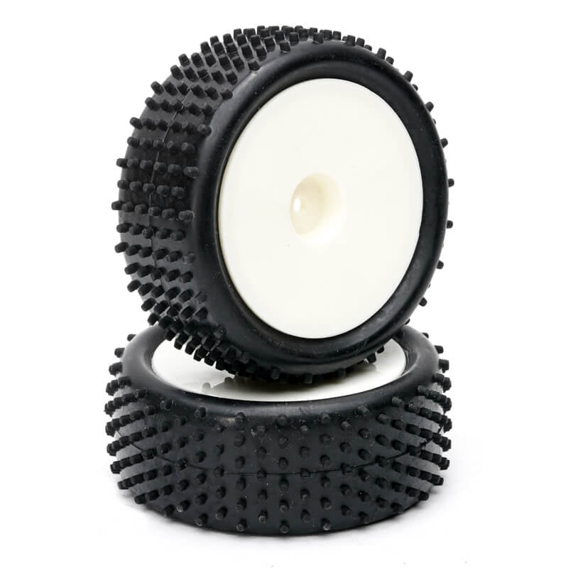 Fastrax 1/10th Mounted Buggy Tyres Lp 'Stub' Front