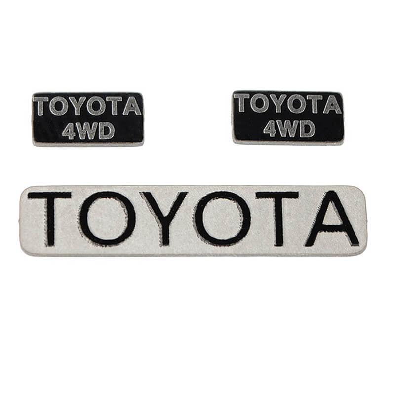 RC4WD METAL EMBLEMS 1985/1987 TOYOTA PICKUPS/XTRACAB