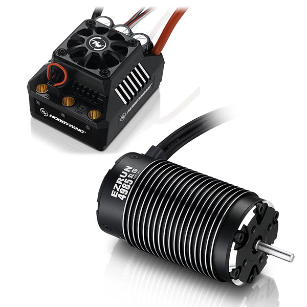 HOBBYWING COMBO EZRUN MAX6 V3 ESC 4985-1650KV MOTOR (BLACK) 5MM