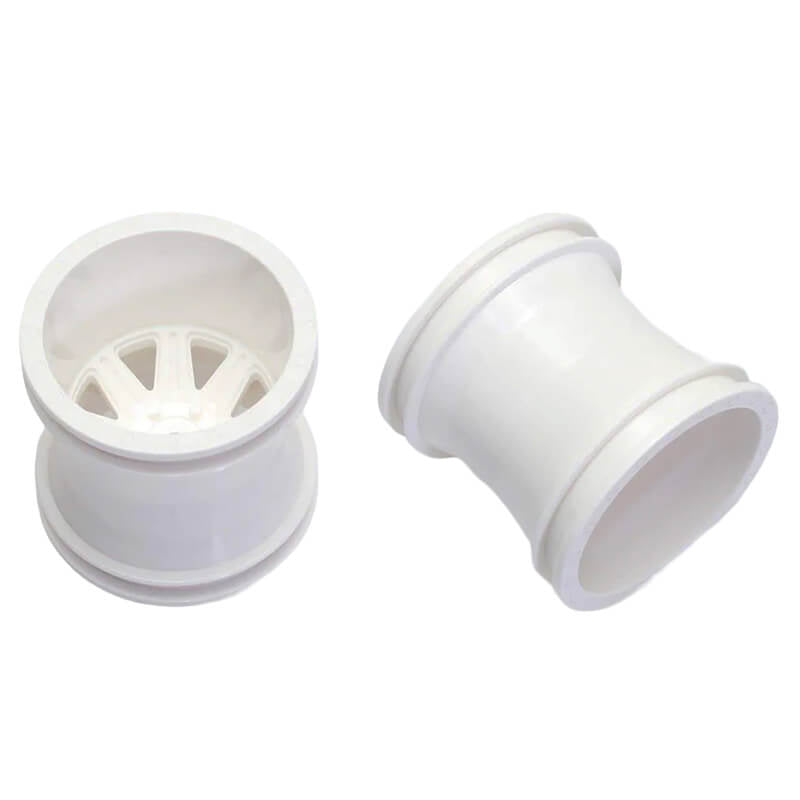 CEN RACING MONSTER TRUCK WHEEL (WHITE) 2.2" X 2.4"