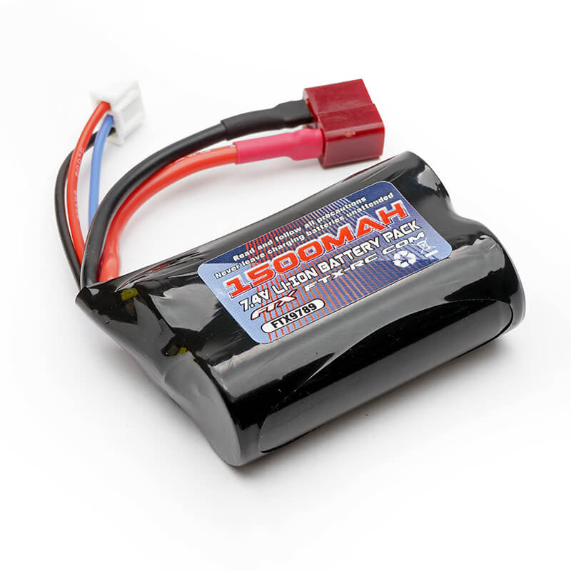 FTX TRACER HI-CAPACITY LI-ION 7.4V 1500MAH BATTERY PACK (FOR BRUSHED) WITH DEANS CONNECTOR
