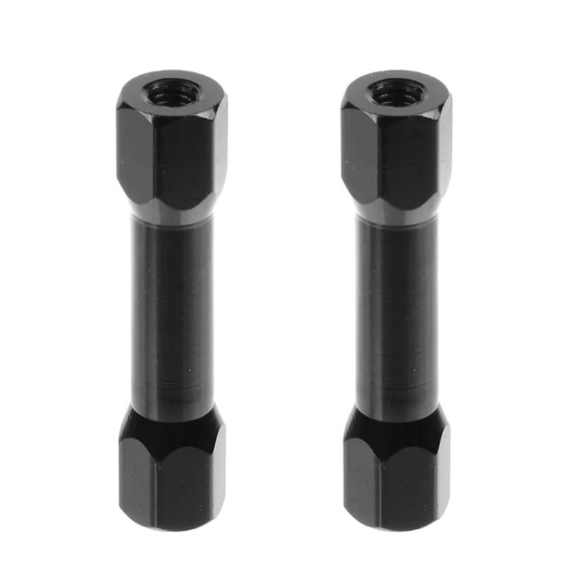 CORALLY ESC PLATE POST 27MM M3 BLACK 2 PCS