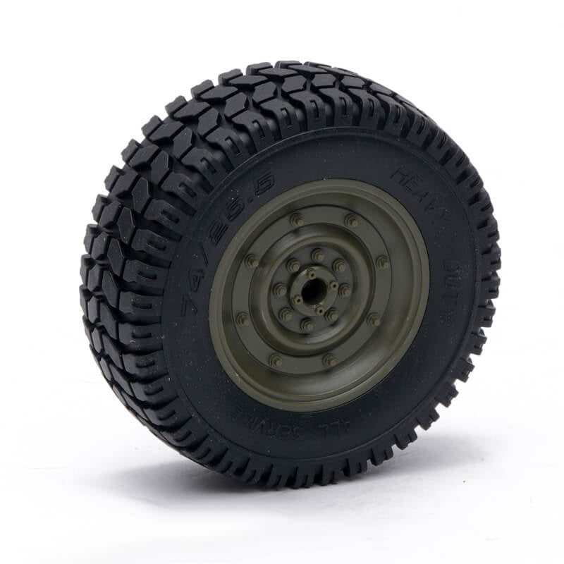 E-ZEE RC HUMMER LEFT WHEEL GREEN