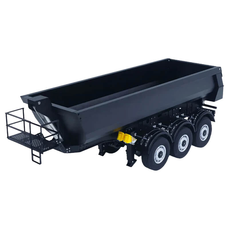 HUINA SCANIA K770S KABOLITE 3x AXLE METAL TRAILER - BLACK