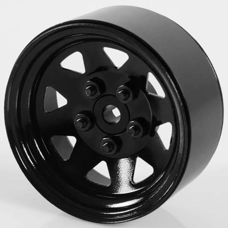 RC4WD 5 LUG WAGON 1.9" STEEL STAMPED BEADLOCK WHEELS (BLACK)