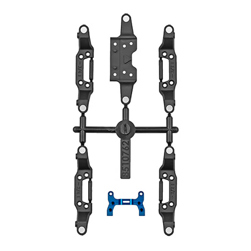 TEAM ASSOCIATED RC28R UPPER & LOWER FRONT ARM SET