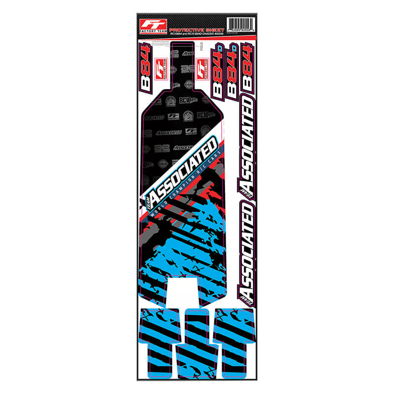 TEAM ASSOCIATED RC10B84 FT CHASSIS PROTECTIVE SHEET