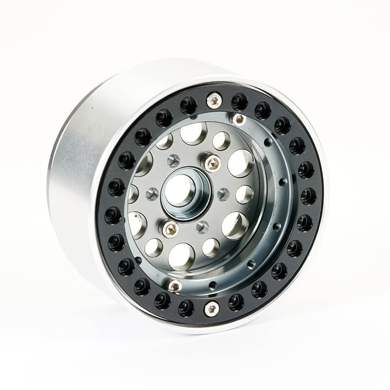 FASTRAX ALUMINIUM BEADLOCK SIXO 1.9" WHEELS - GREY (4PC)