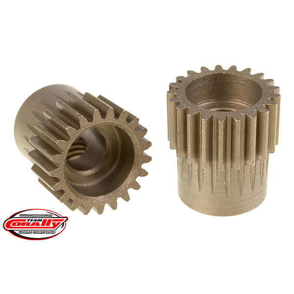 CORALLY 48 DP PINION SHORT HARDENED STEEL 21 TEETH 5MM