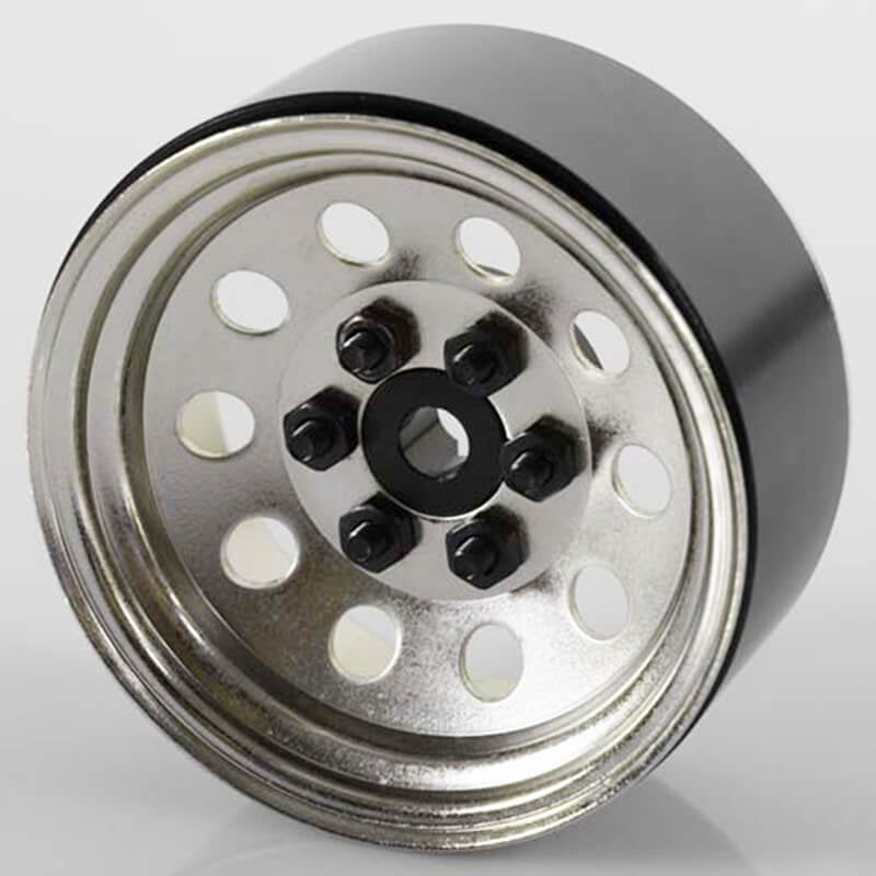 RC4WD PRO10 1.9" STEEL STAMPED BEADLOCK WHEEL (SILVER)
