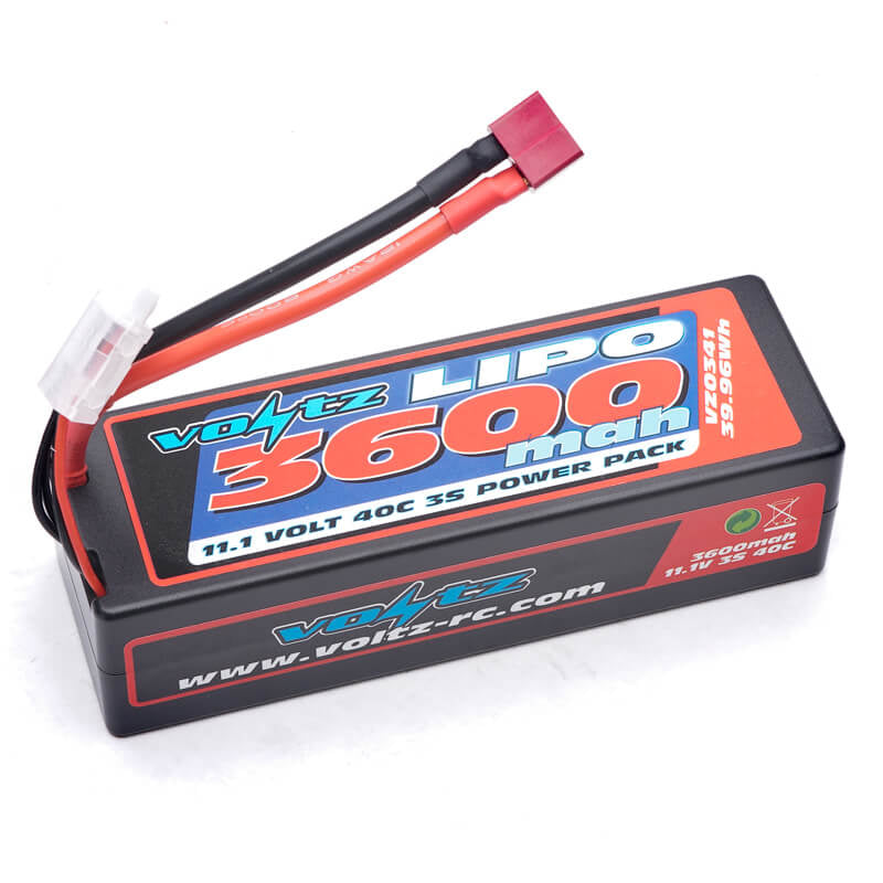 VOLTZ 3600mah HARD CASE 11.1V 3S 40C LIPO STICK