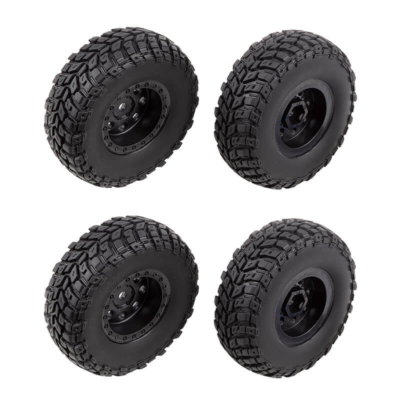 ELEMENT RC ENDURO12 WHEELS & TYRES - BLACK