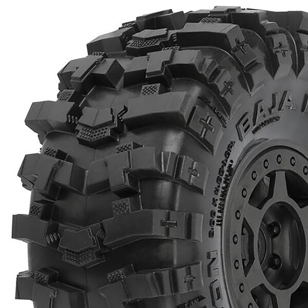 PROLINE MICKEY THOMPSON BAJA PRO X 1.9" G8 ON BLK HOLCOMB WHEELS