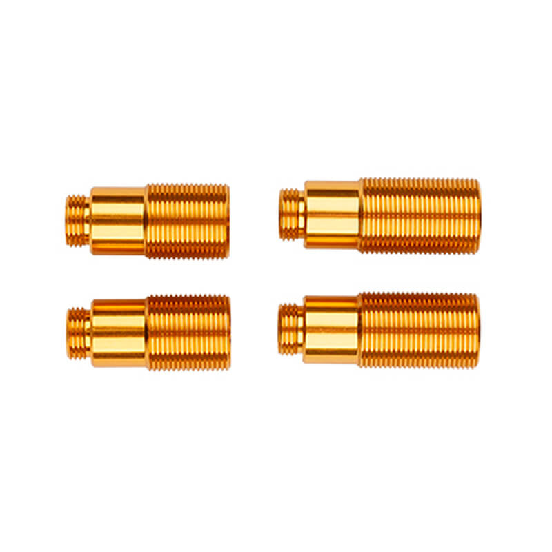 TEAM ASSOCIATED REFLEX 14B CLASSIC 10 ALUMINIUM SHOCK BODY SET GOLD