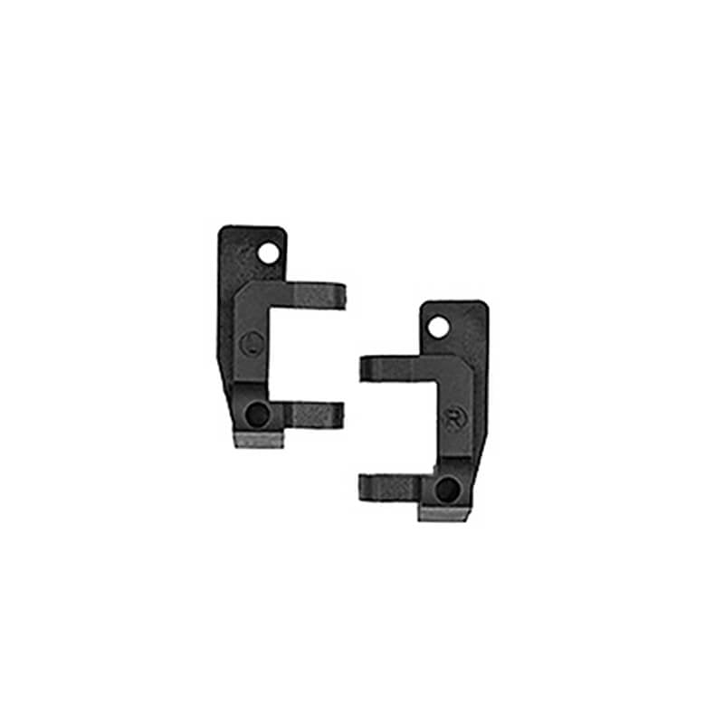 TEAM ASSOCIATED RC10 FRONT CASTER BLOCKS 30DEG BLACK