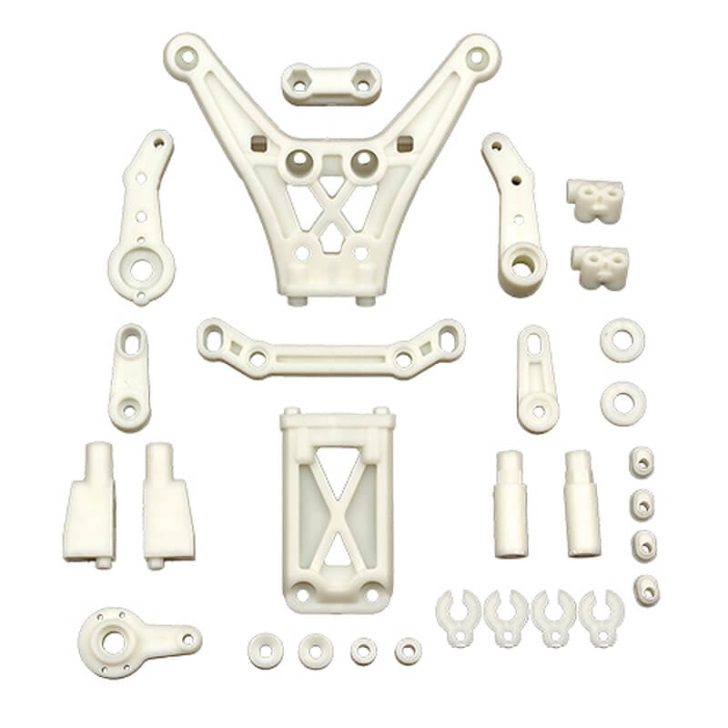 TEAM ASSOCIATED DC10 STEERING BELLCRANK/TOP PLATE - NATURAL
