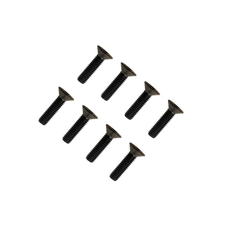 FTX FLAT HEAD HEX SCREW M4 X 16MM (8PC)
