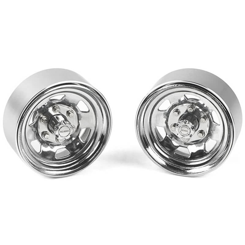 RC4WD STAMPED STEEL 1.7" BEADLOCK SR5 WHEELS (CHROME)