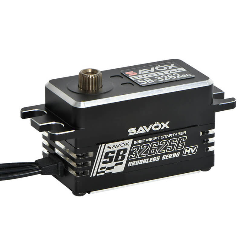 SAVOX HV LOW PROFILE BRUSHLESS CNC SERVO 28KG/0.08s@7.4V