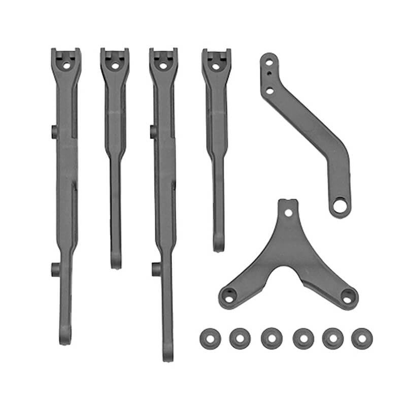TEAM ASSOCIATED RC10B84 FT CARBON CHASSIS BRACES