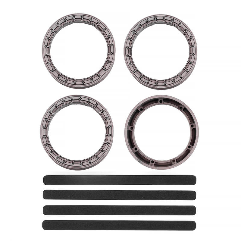 TEAM ASSOCIATED DC10 FT ADJ. WHEEL RIM, BRONZE (4)